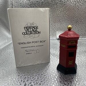 Department 56 English Post Box Heritage Village Retired Accessories‎ #5805-0